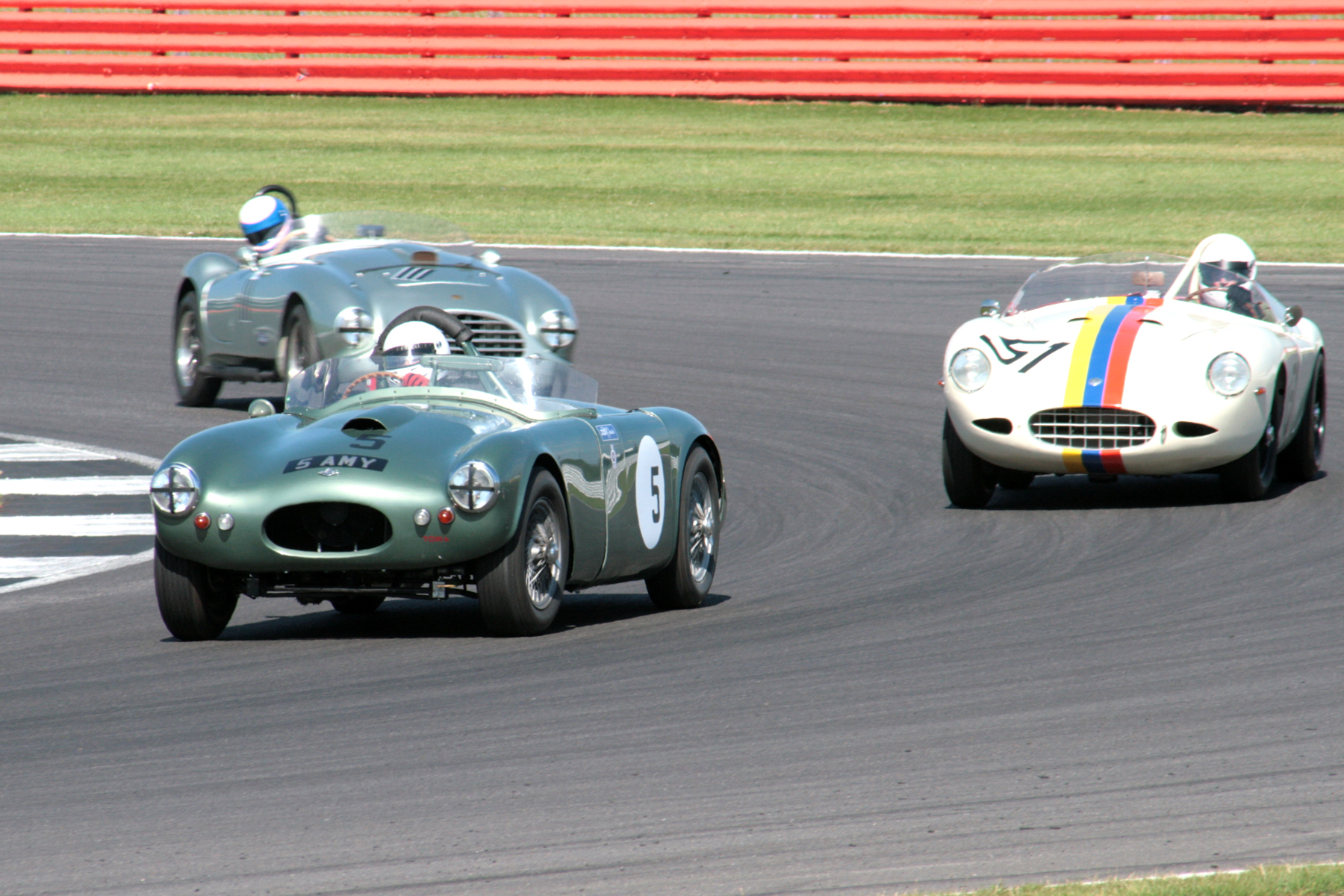 Chris Guest in the RGS Atalanta. First time out with FISCAR for some time in this lovely Aston Martin powered car. Photo - John Turner