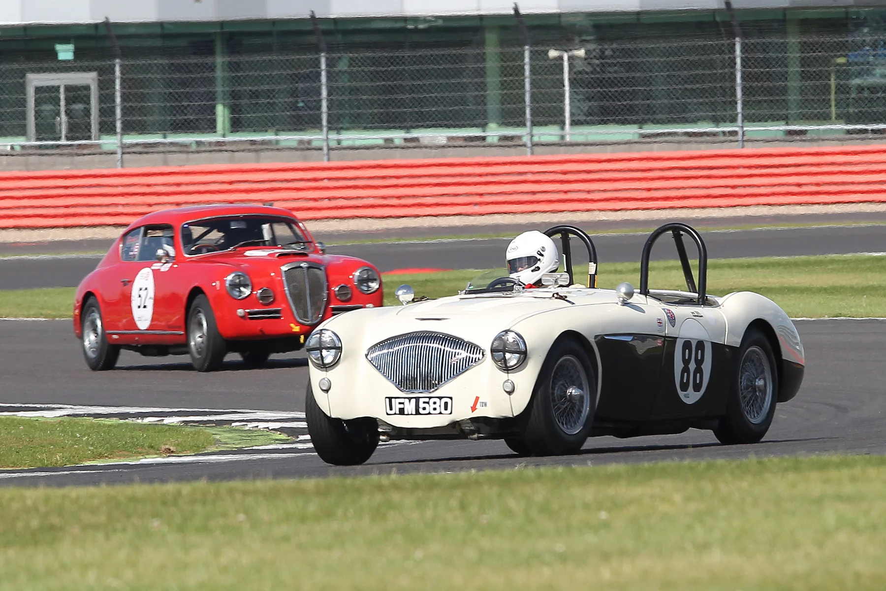 Jeremy Holden had a pretty quiet second half of the race in his Austin Healey 100/4 Photo - Mick Walker