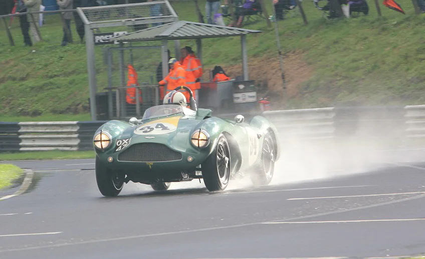Steve B-Brooks in his winning Aston Martin DB 3S Photo - Pat Arculus, Tripos Media