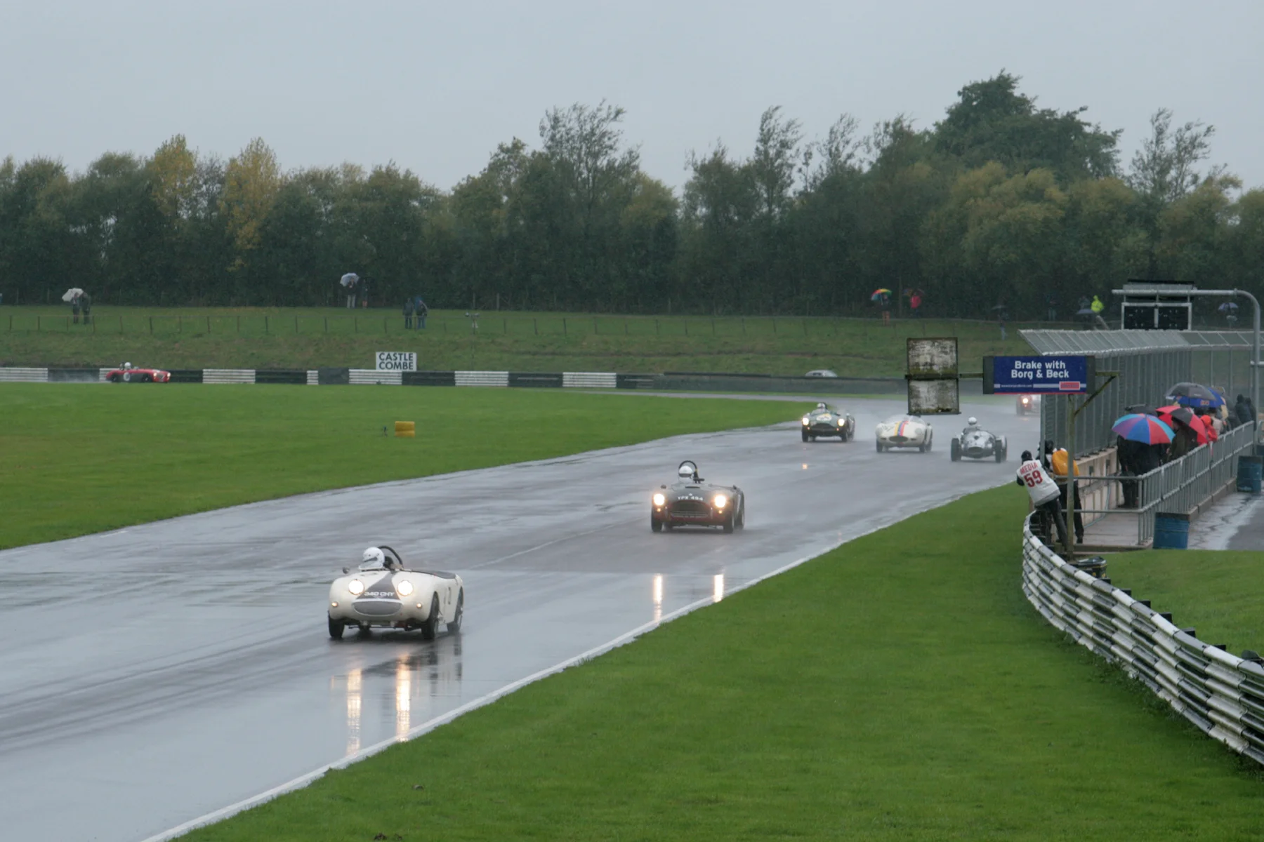 This and below give some idea of the conditions in qualifying Photos - John Turner