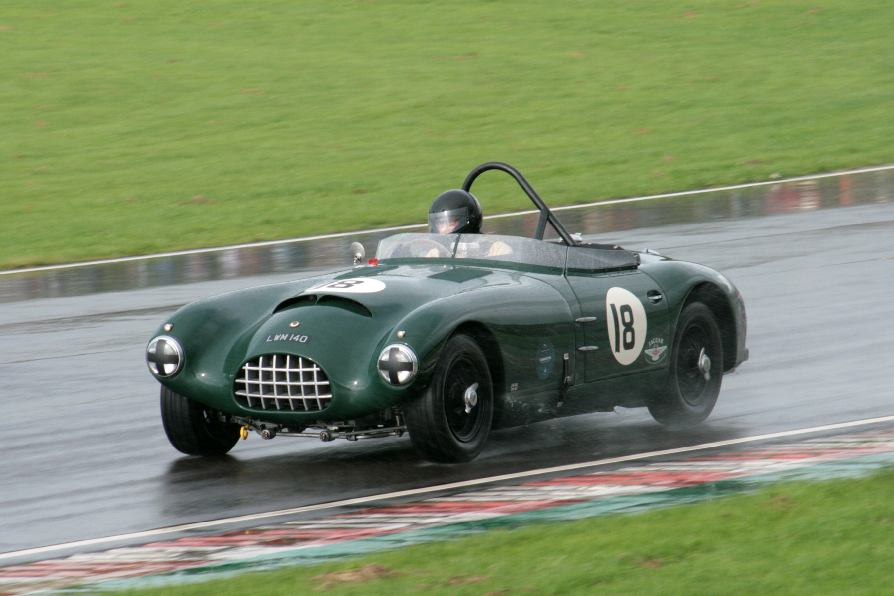 A very welcome late addition to our grid was Charles Fripp in his Gomm Jaguar Photo - John Turner