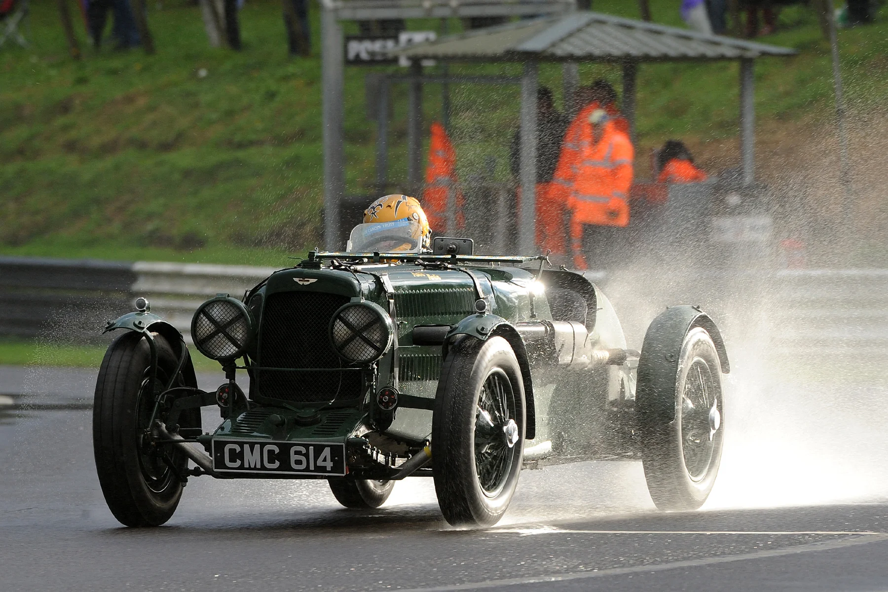 Superb wet weather study of the charging Simon Diffey in the Ulster Photo - Jeff Bloxham