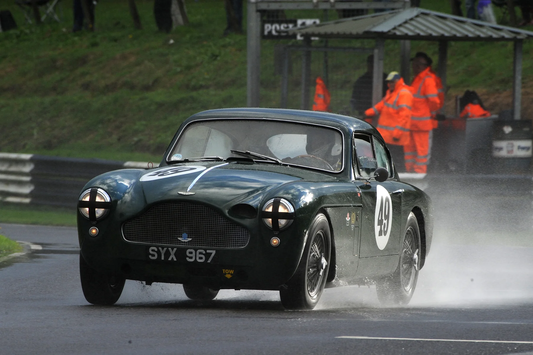 Remembering Jon. Chris Woodgate pilots Jon's old car to 4th overall. Photo - Jeff Bloxham