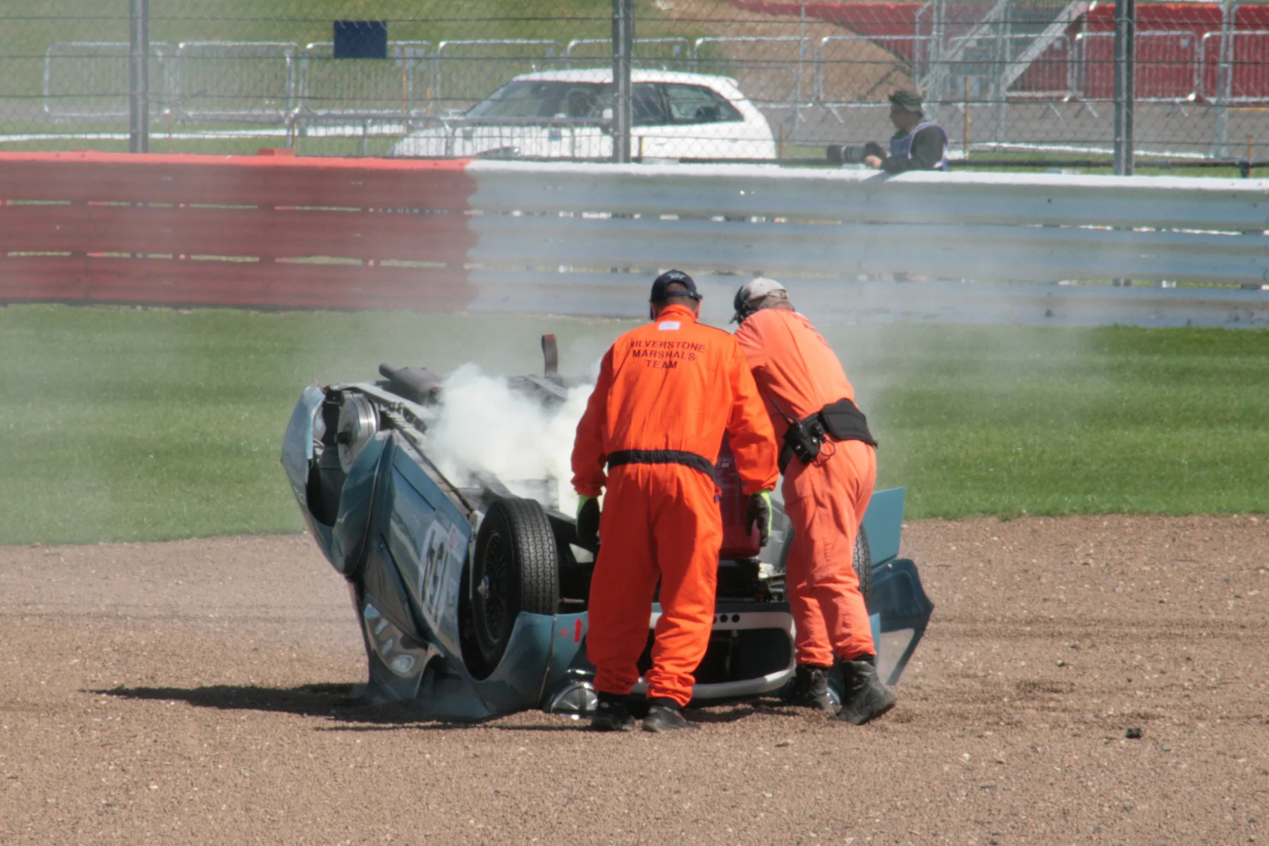 Precautionary dousing. Photo - John Turner
