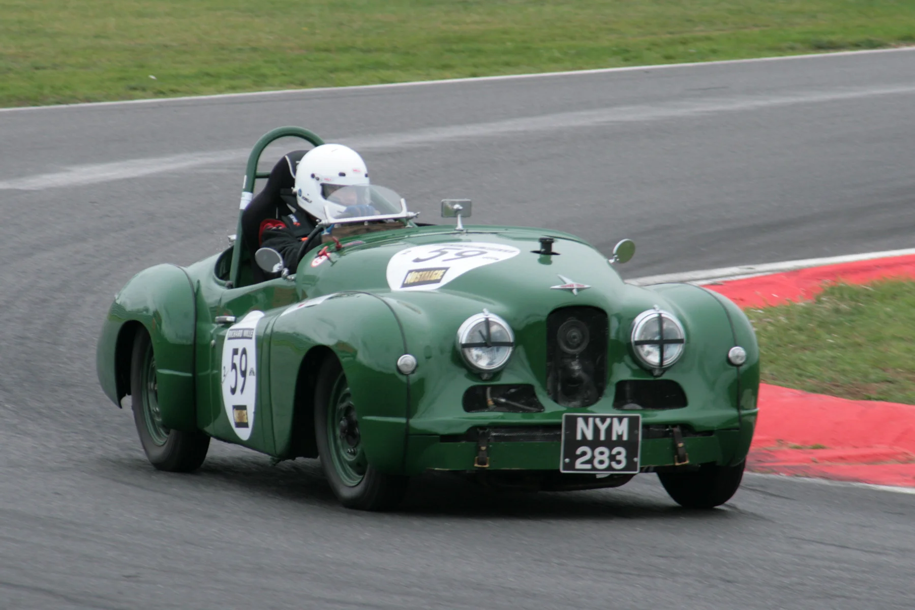 Harry Naerger presses on in the Jowett Jupiter Photo - John Turner