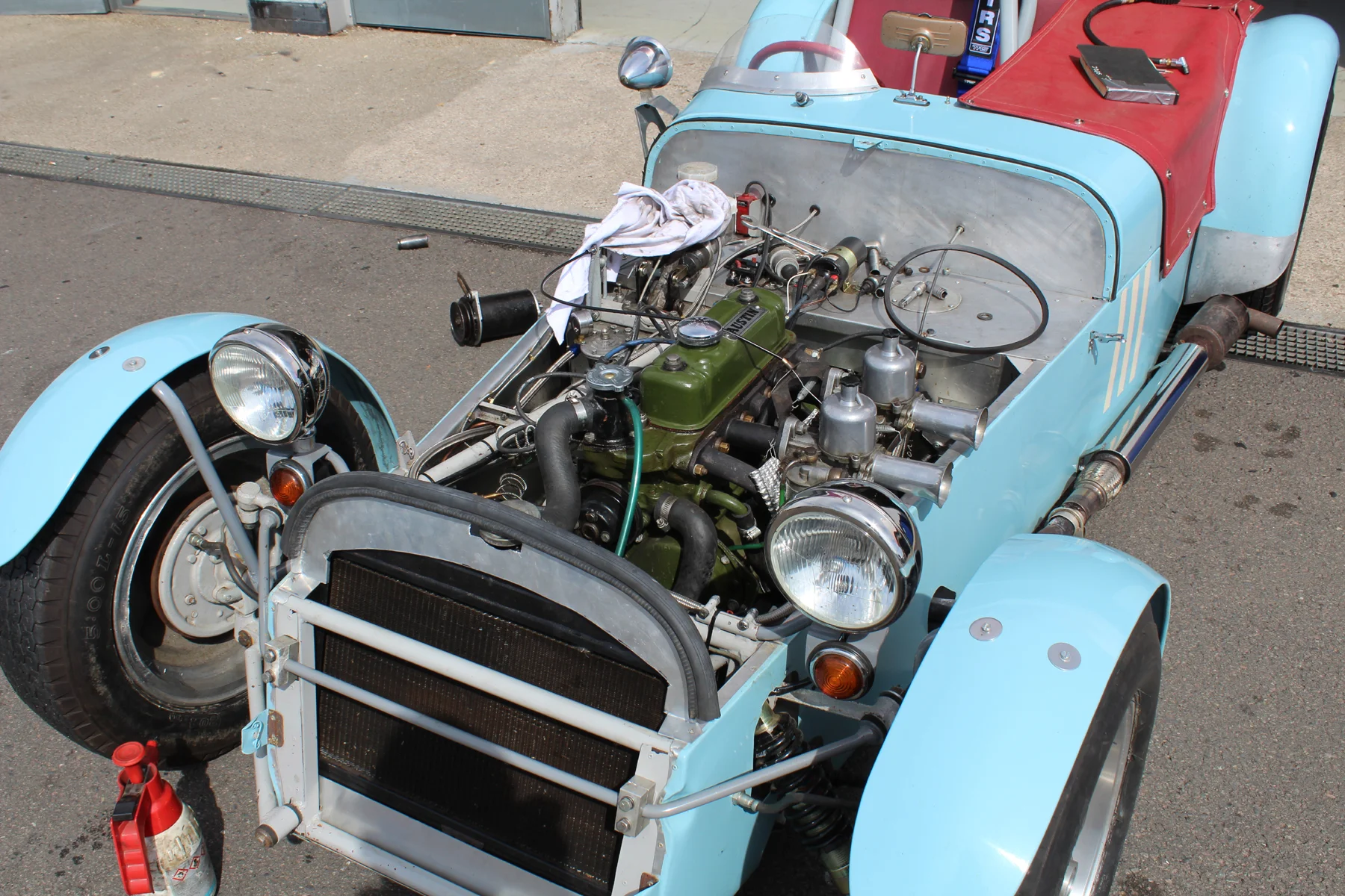 Nigel Winchester’s Lotus 7 with it’s little 998cc BMC engine - it’s how I remember them as a lad!. Photo - John Turner