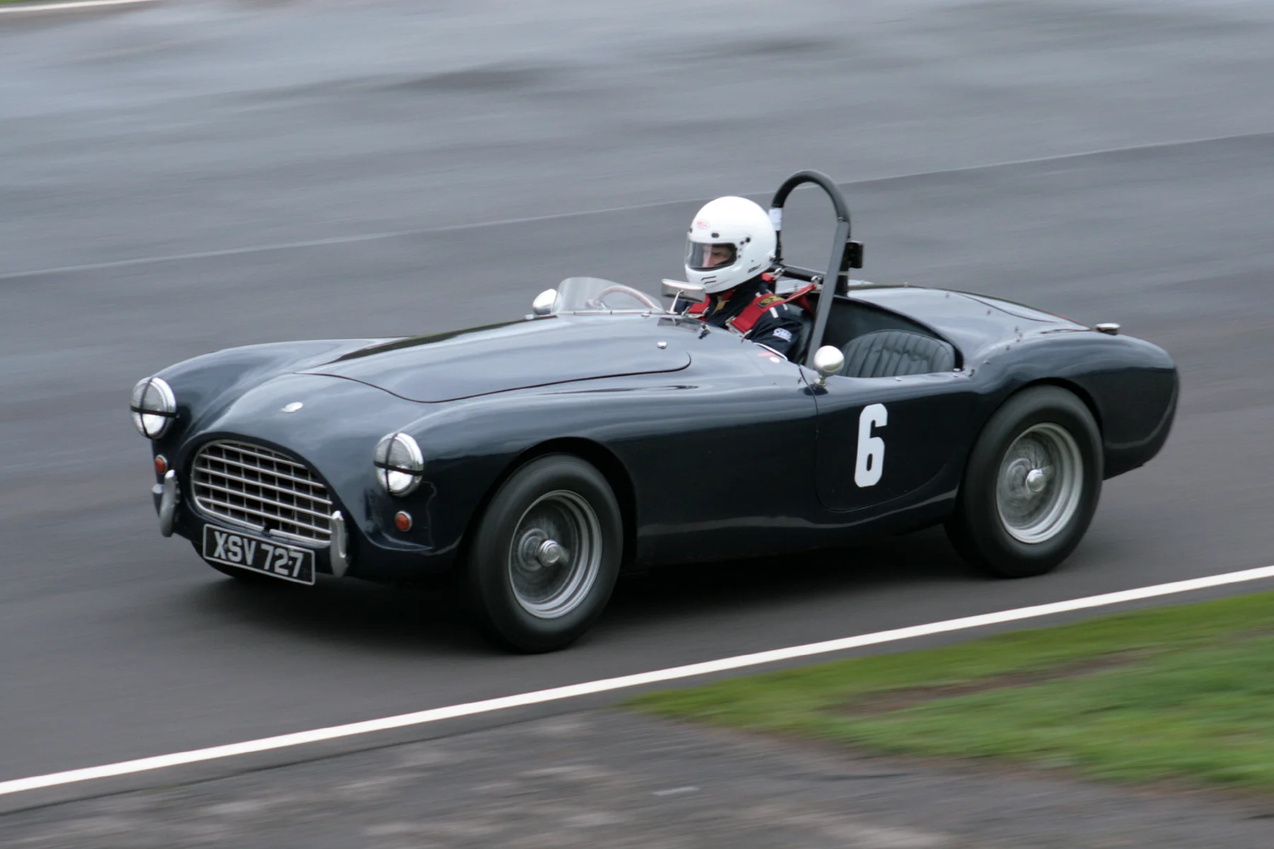 Justin Becket in his AC Ace, winner of the Whitehead Cup and part of the winning Inter-Marque Team. Photo - John Turner