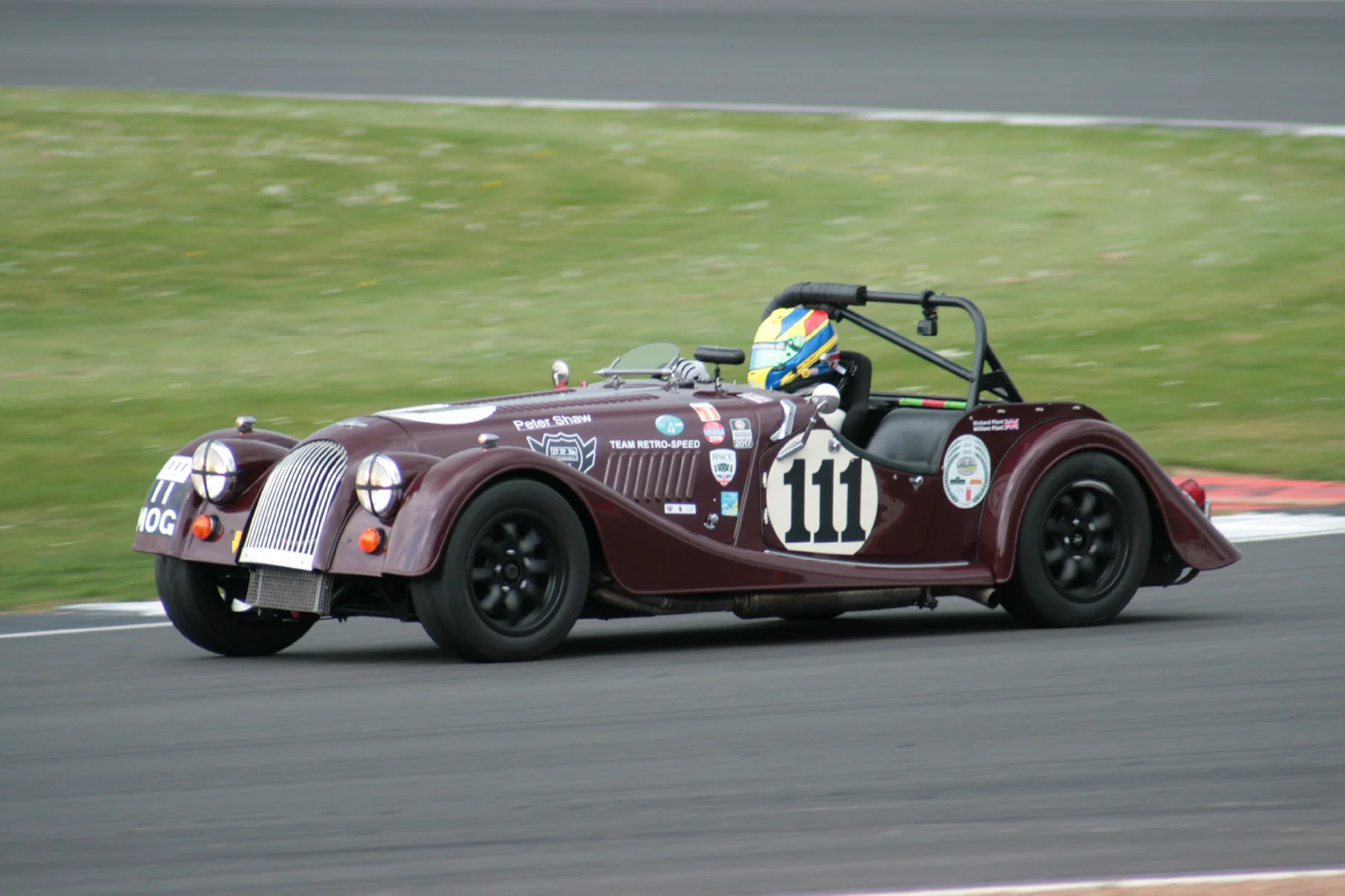 Quickest car driver combination was Will Plant in the Morgan Plus 8, but the car was to finish 2nd . Photo John Turner