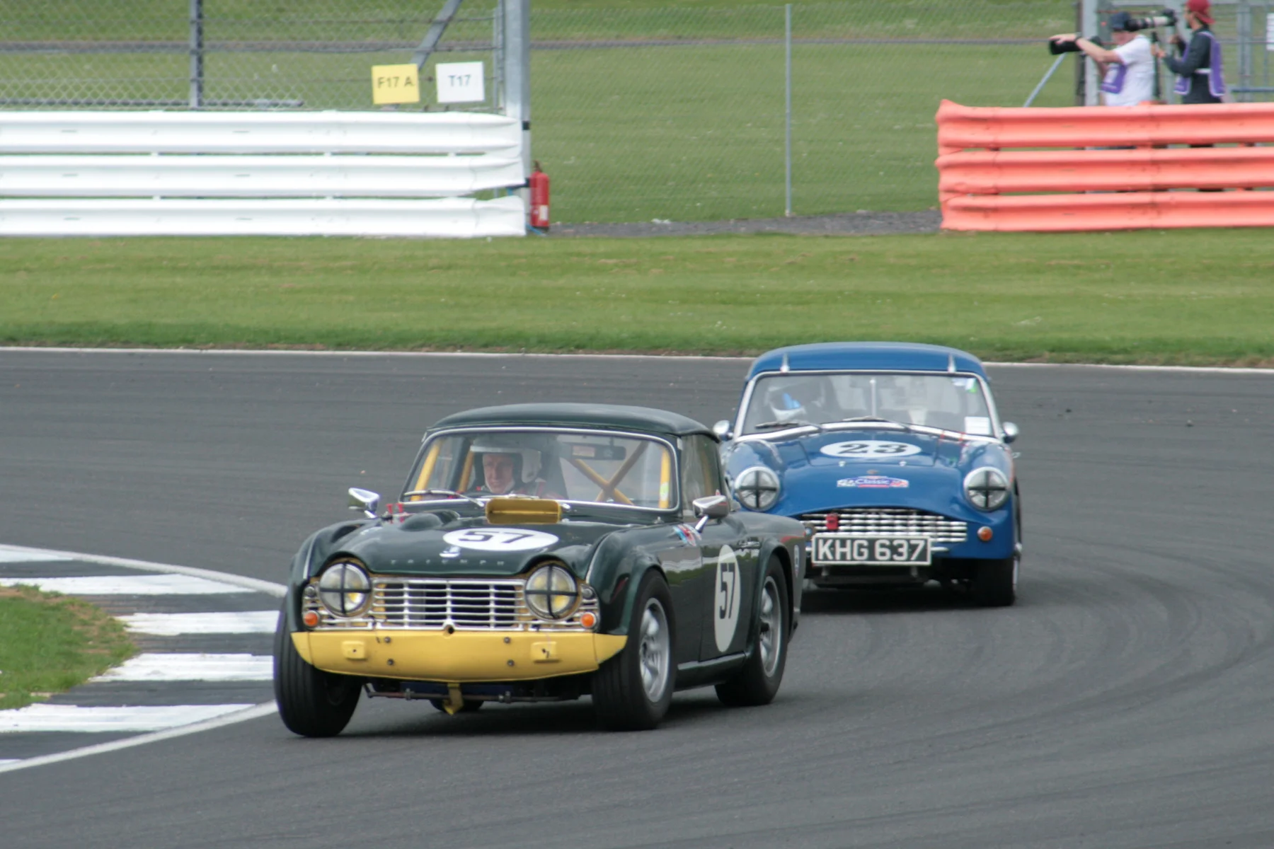 Colin Sharp’s Triumph TR4 in which he finished 11th . Photo - John Turner