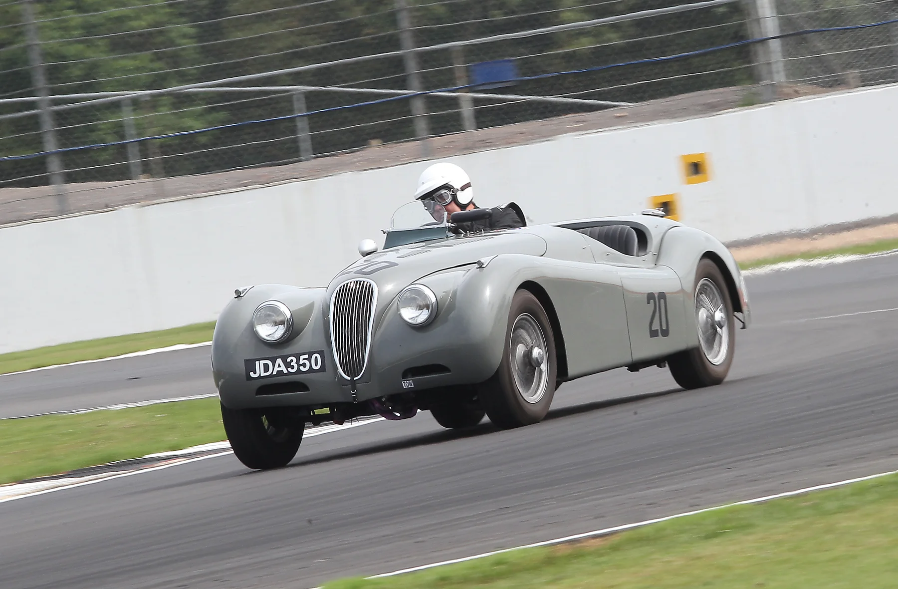 David Brazell in John Harper’s Jaguar XK120 Photo - Mick Walker