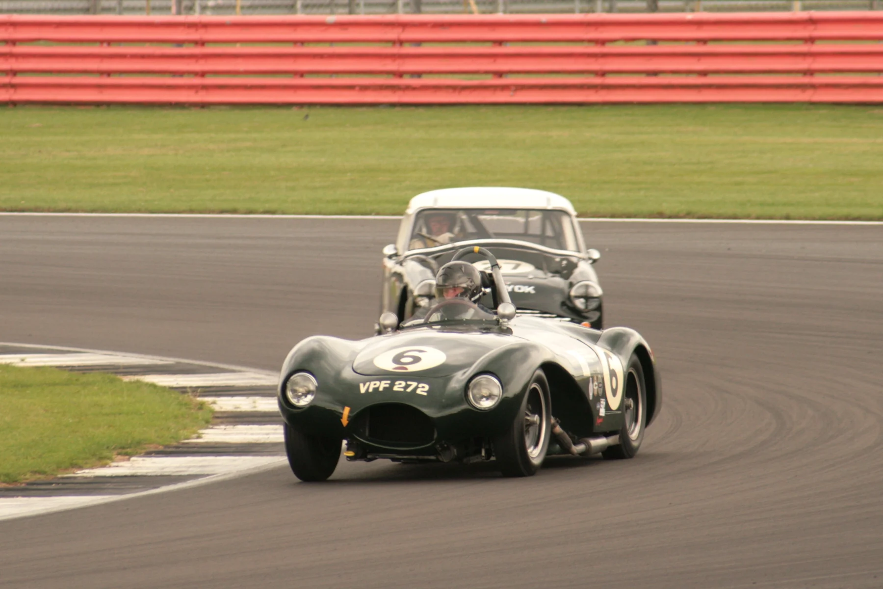 Paul Griffin edges away from a slowing Mark Hoble Photo - JT