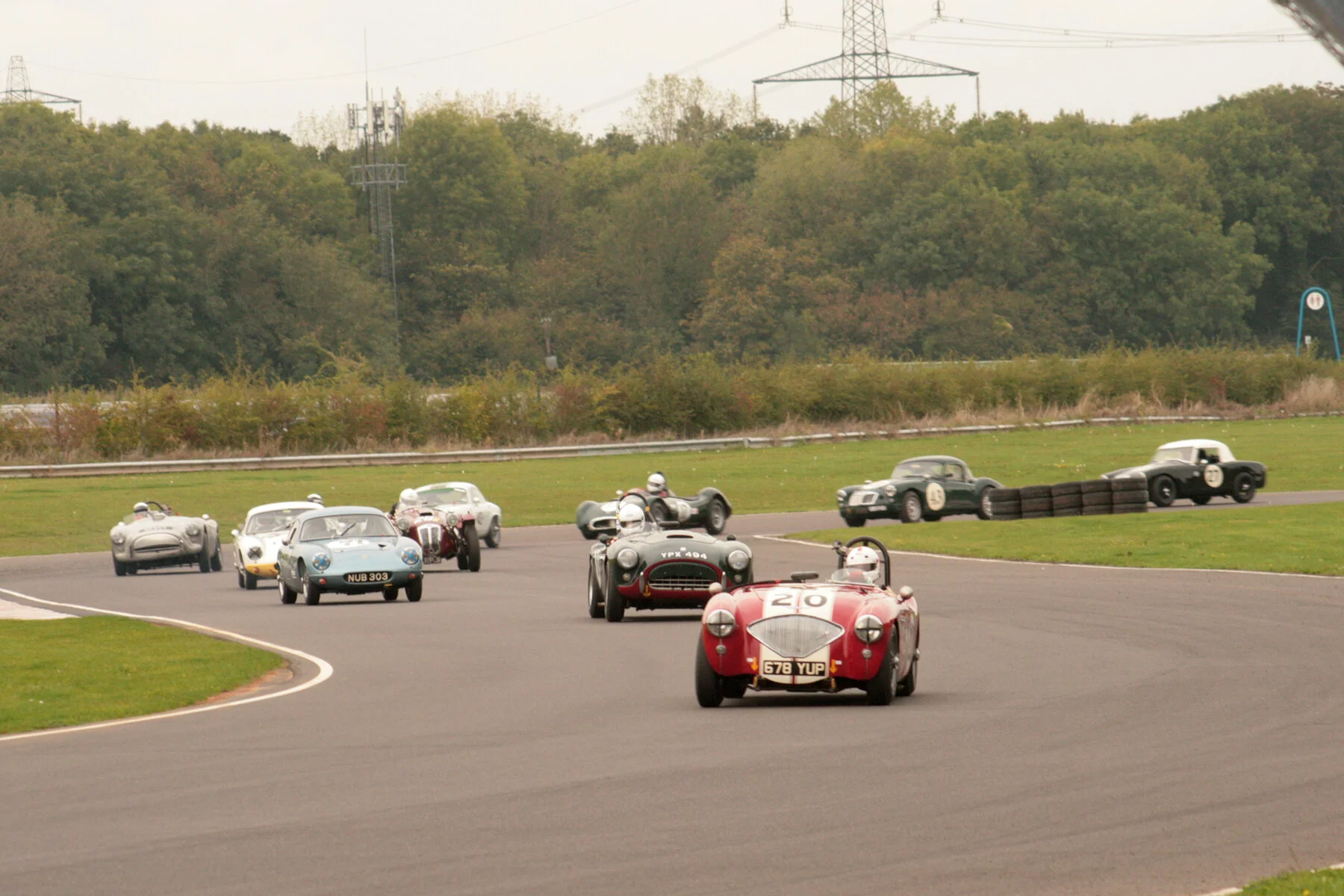 First time through the Esses and Jonathan Abecassis has a small gap over Robin Pearce but by the end of the lap that gap had disappeared Photo - John Turner