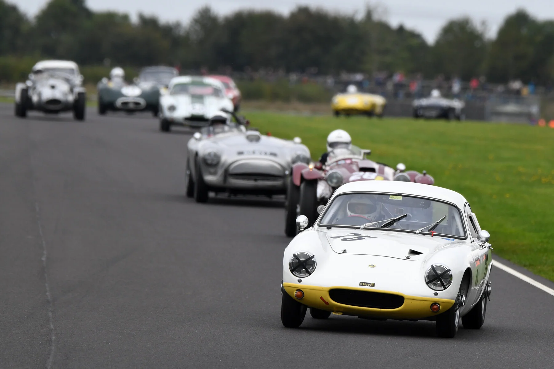 The first 3 are ahead but Robin Ellis leads the chase. Photo - Jeff Bloxham