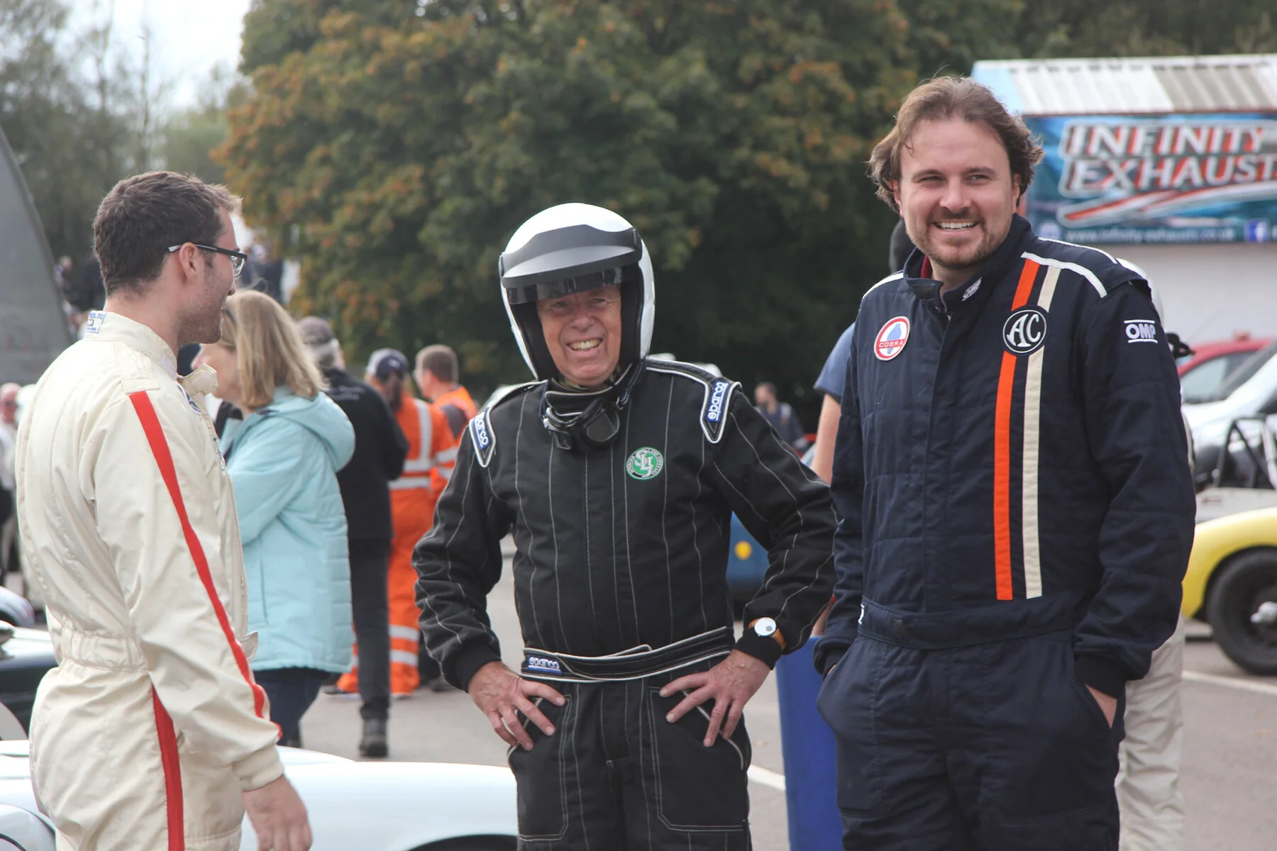 From L to R, Rory Tollett, Peter Campbell & Ted Shepherd Photo - Pat Arculus , Tripos Media