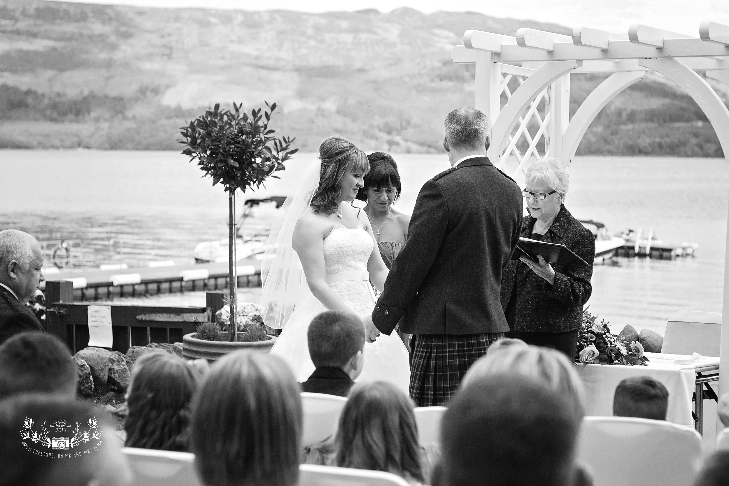 Lodge on Loch Lomond wedding