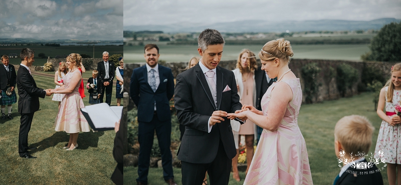 Scottish farm wedding photography