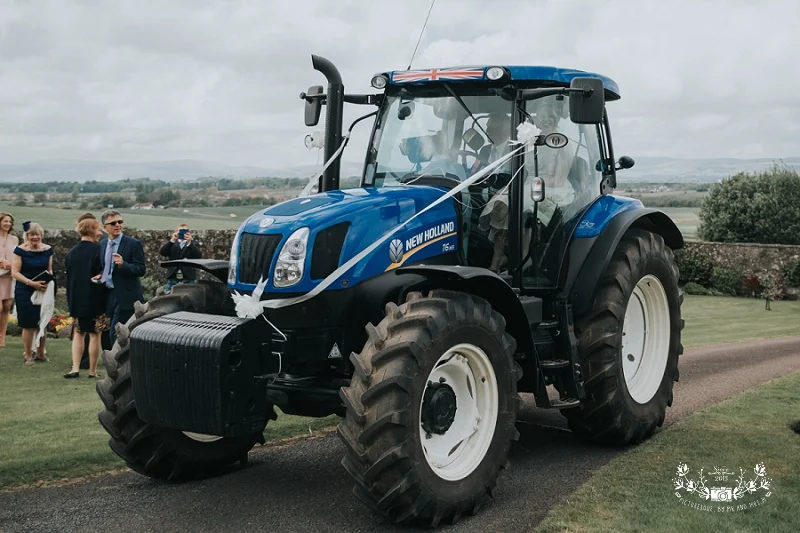 Scottish farm wedding photography