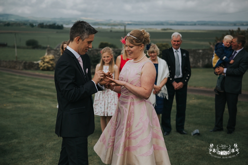 Scottish farm wedding photography