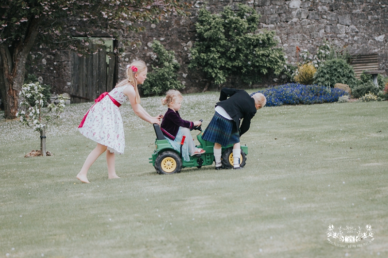 Scottish farm wedding photography
