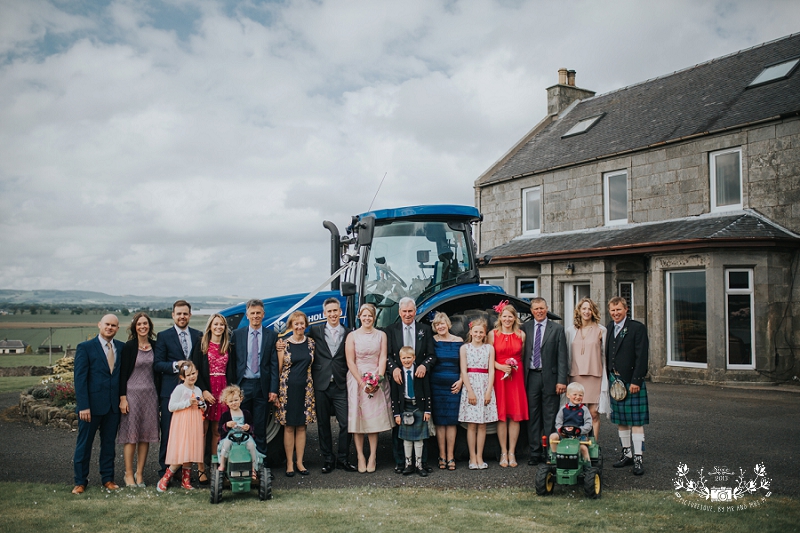 Scottish farm wedding photography