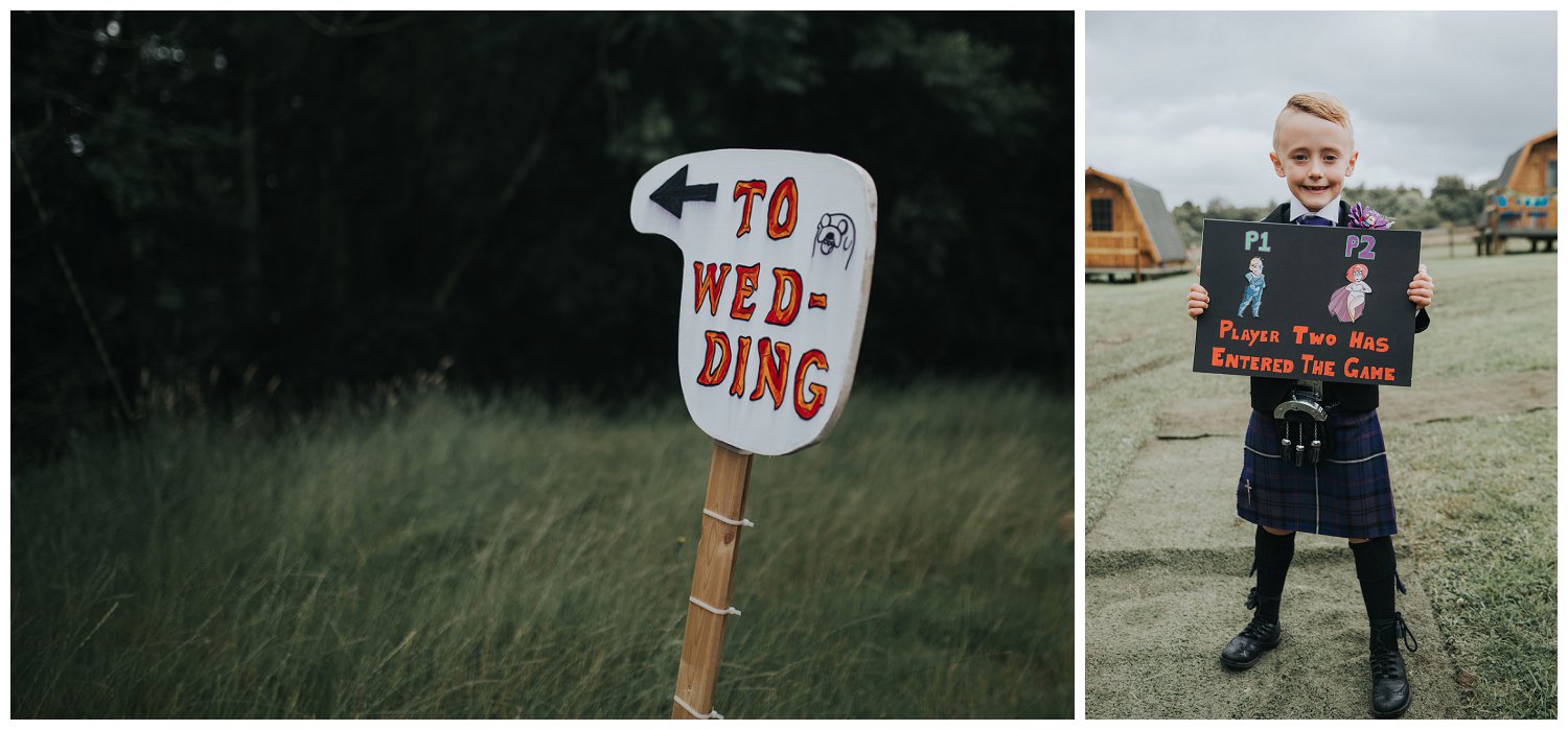 DIY Scottish wedding
