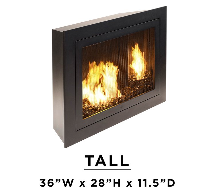 Hearthcabinet Modern Ventless Fireplaces And Modern Freestanding