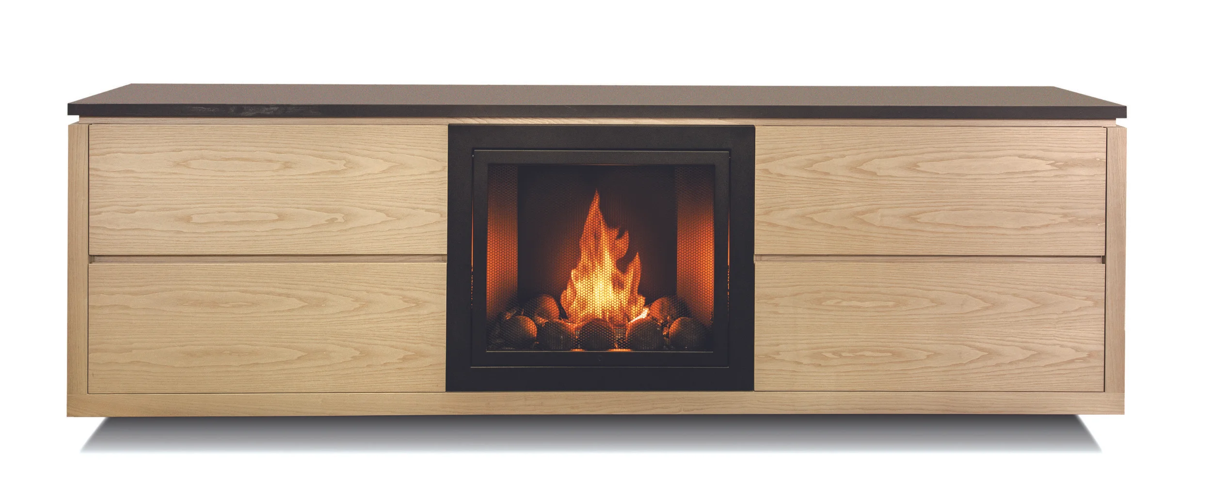Luca Fireplace by HearthCabinet® + Cliff Young Ltd.