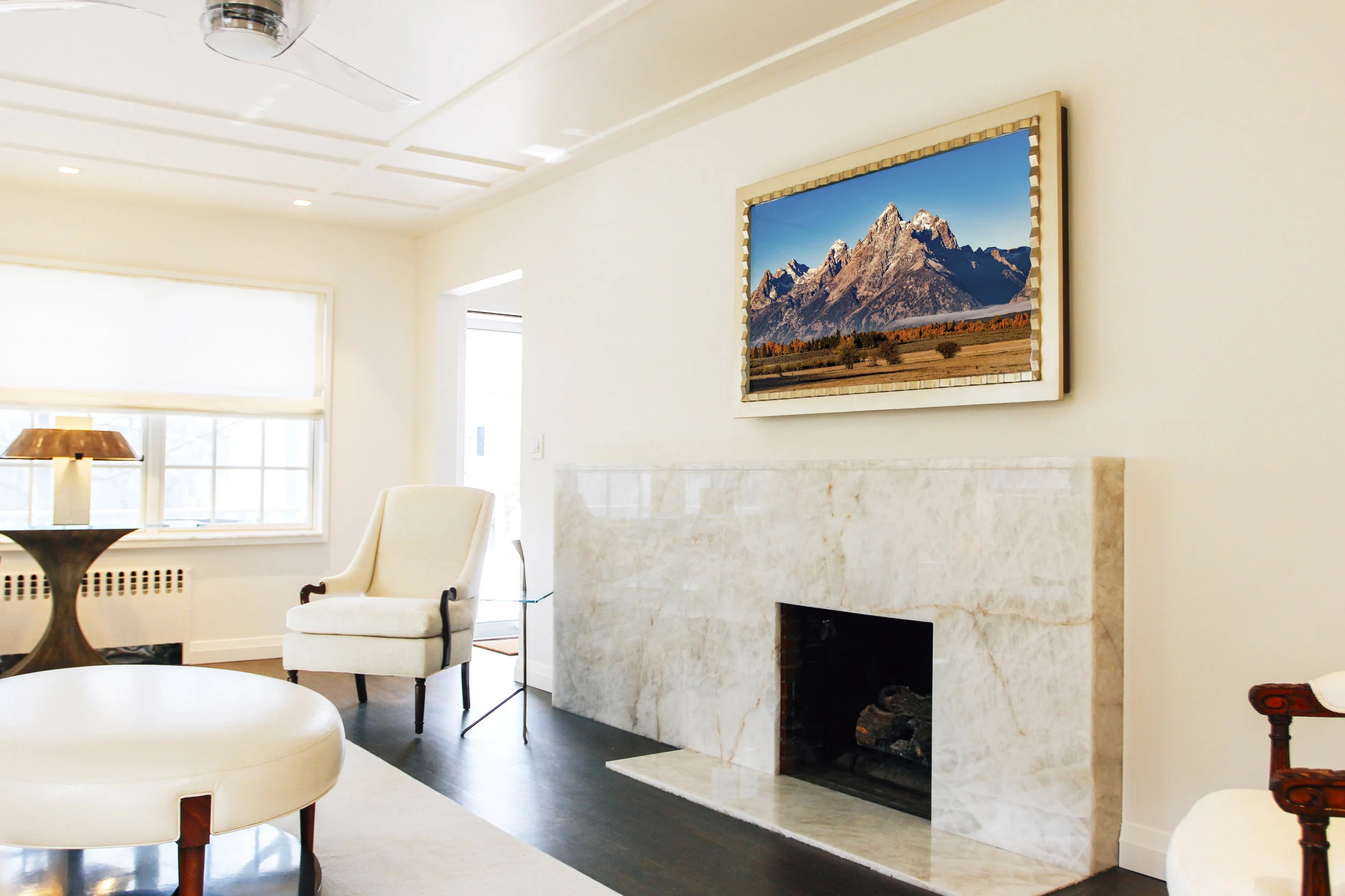 REFLECTEL CLIENT INSTALLATION – FIREPLACE BY OTHERS