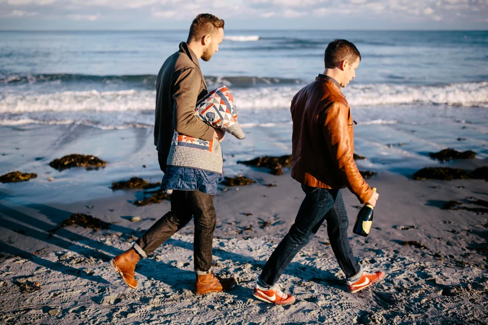 Winter Engagement Photography by Silver and Salt