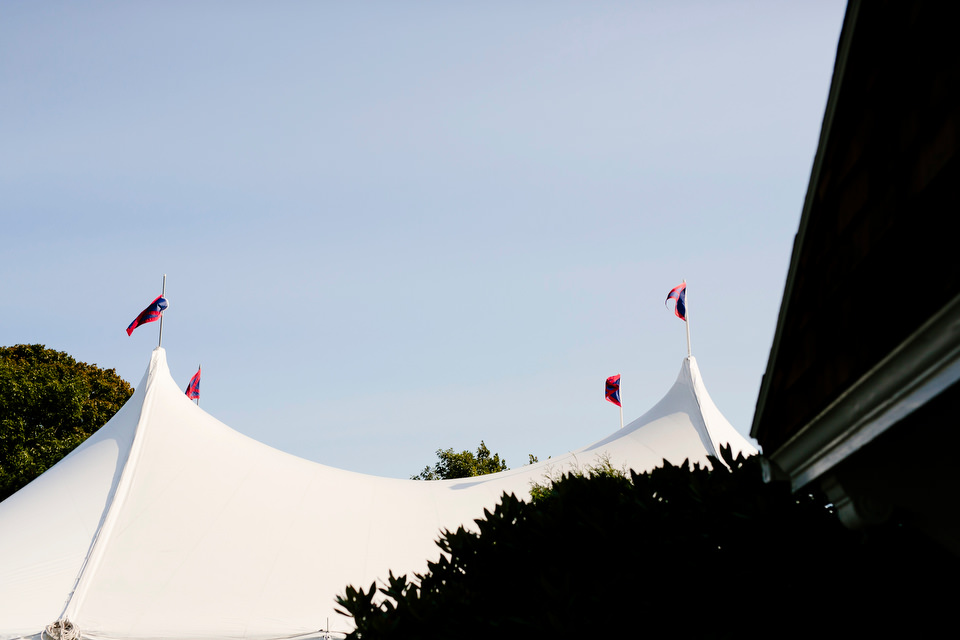 Eastern Point Yacht Club Wedding Tent