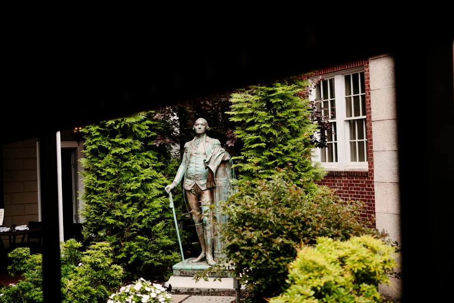 The Old Manse in Concord Massachusetts wedding ceremony photography