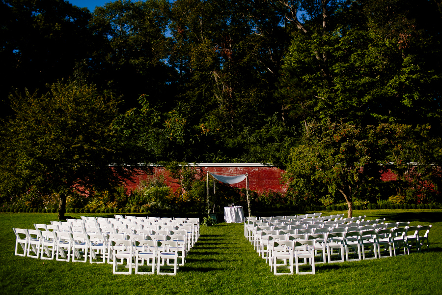 outdoor ceremony site