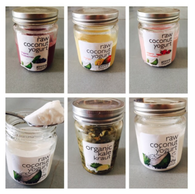 PROBIOTIC VEGAN YOGURTS AND KOMBUCHA / KALE KRAUT / RAW CACAO BUTTER / RAW COCONUT CHIPS HAUL FEAT. GREEN VITAMIN 