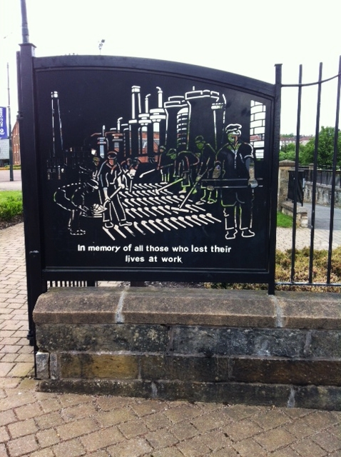 The Summerlee Iron Works Museum, Coatbridge, Lanark In memory of all those who 'Lost their Lives at Work'