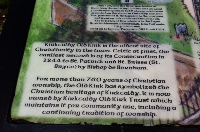Kirkcaldy Old Kirk - Church at the top of Kirk Wynd