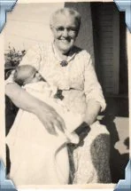 Janet Law (Myles) with John, son of Flora