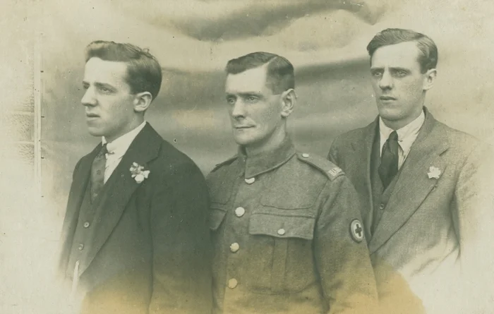 Father and sons