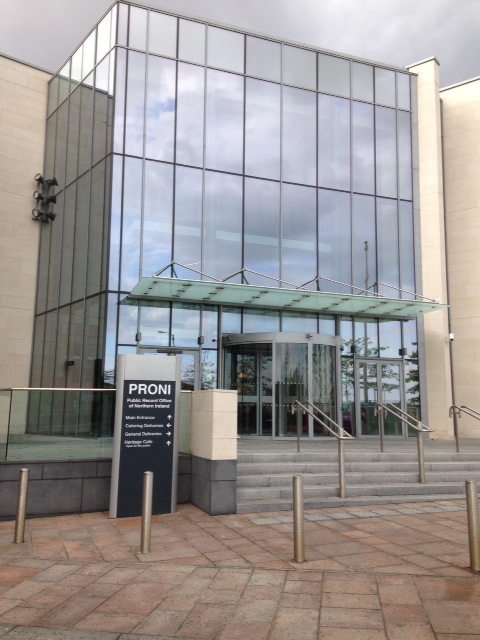 PRONI - Public Record Office of Northern Ireland, Belfast, County Antrim.
