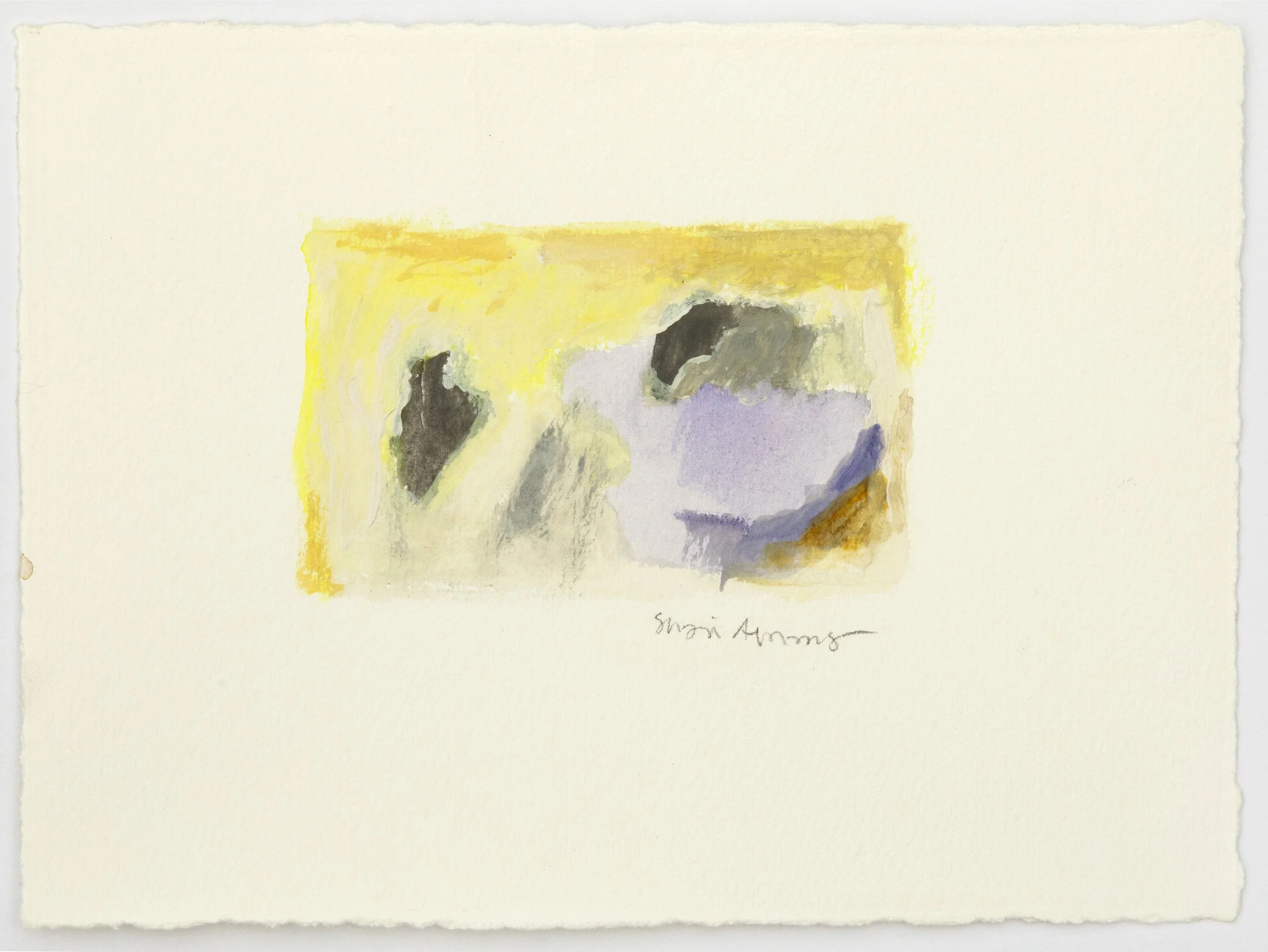 Winter 02, 2020, paper, gouache, 5.5 ”x 7.5”