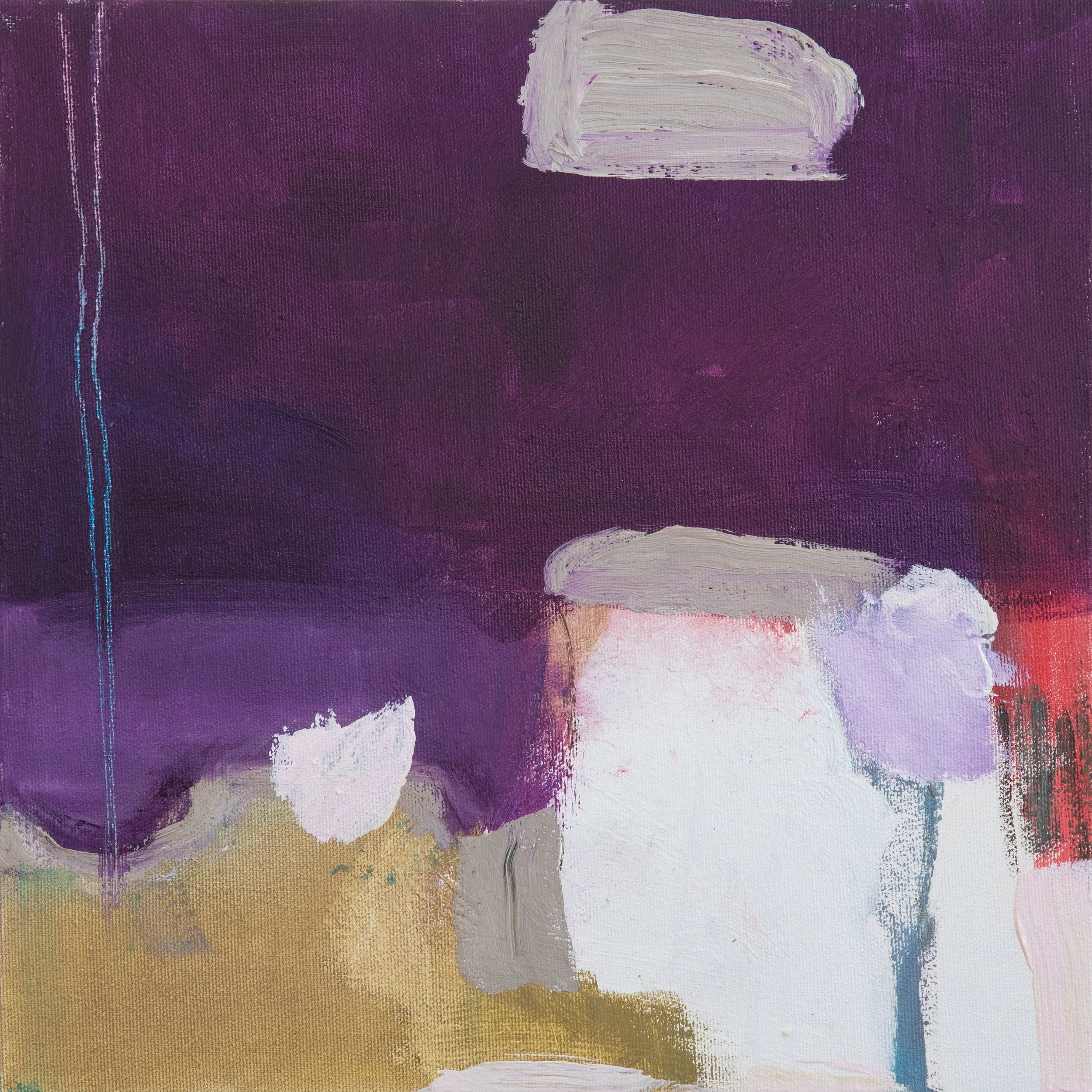 Mindshot, 2019, Oil on Canvas, 12" x 12"