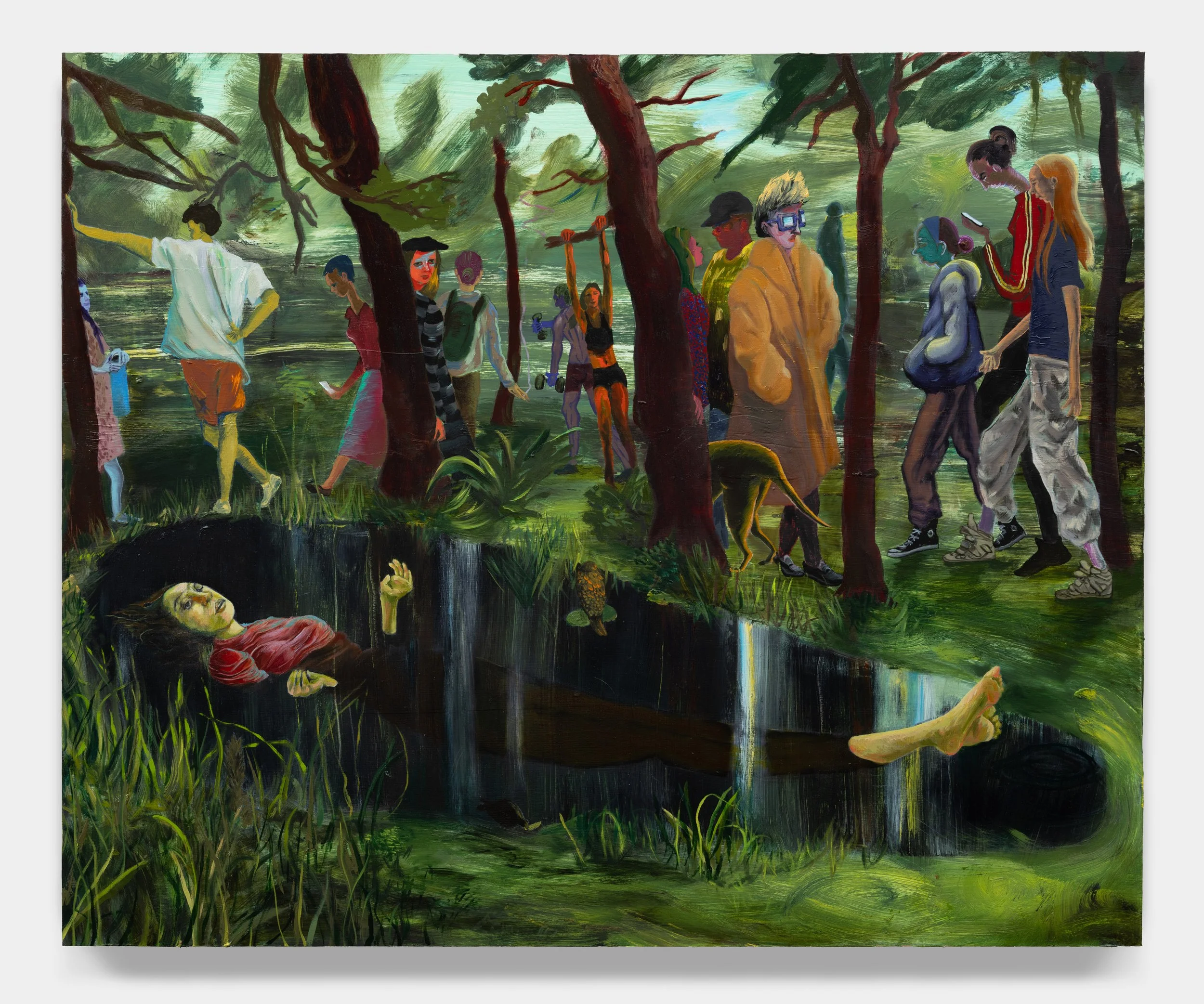   She’s Gone Away,  oil on panel, 20” x 24”, 2025 