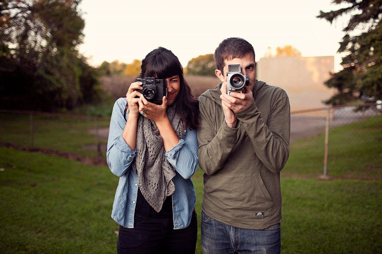 Nienke Izurieta, Assistant Director pictured with Bruce Kite, Cinematographer of The Backyard Philly Project.