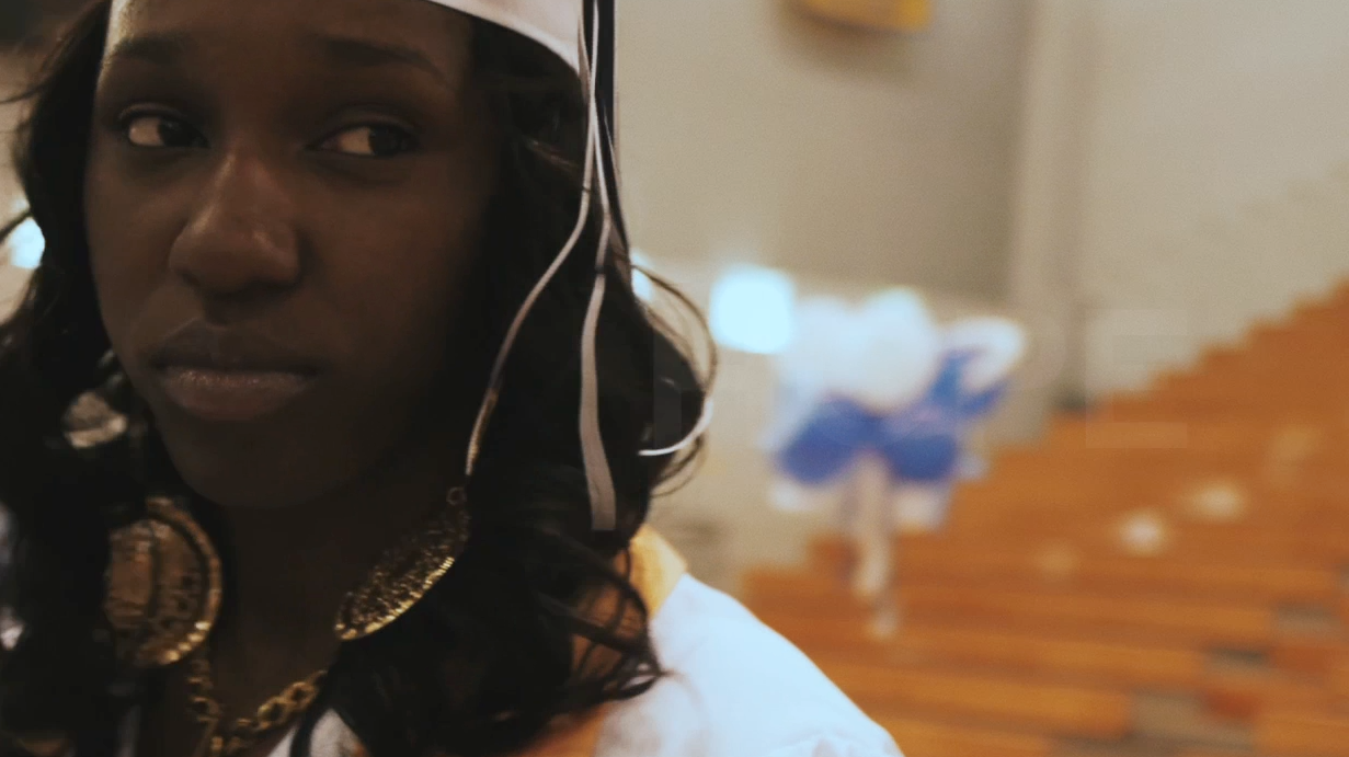 Tasia's Graduation -- a still shot from The Backyard Philly Project.