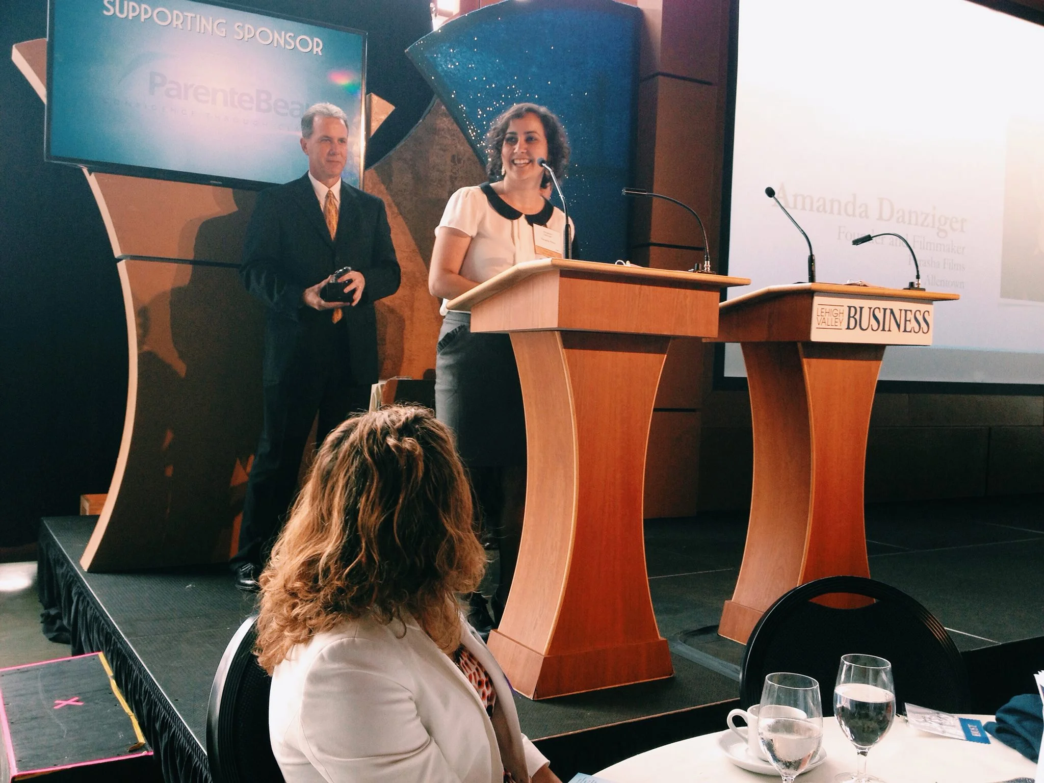 Amanda Danziger at The Women of Influence awards presented by Lehigh Valley Business.