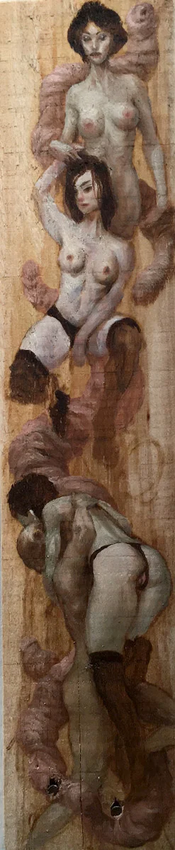 three women