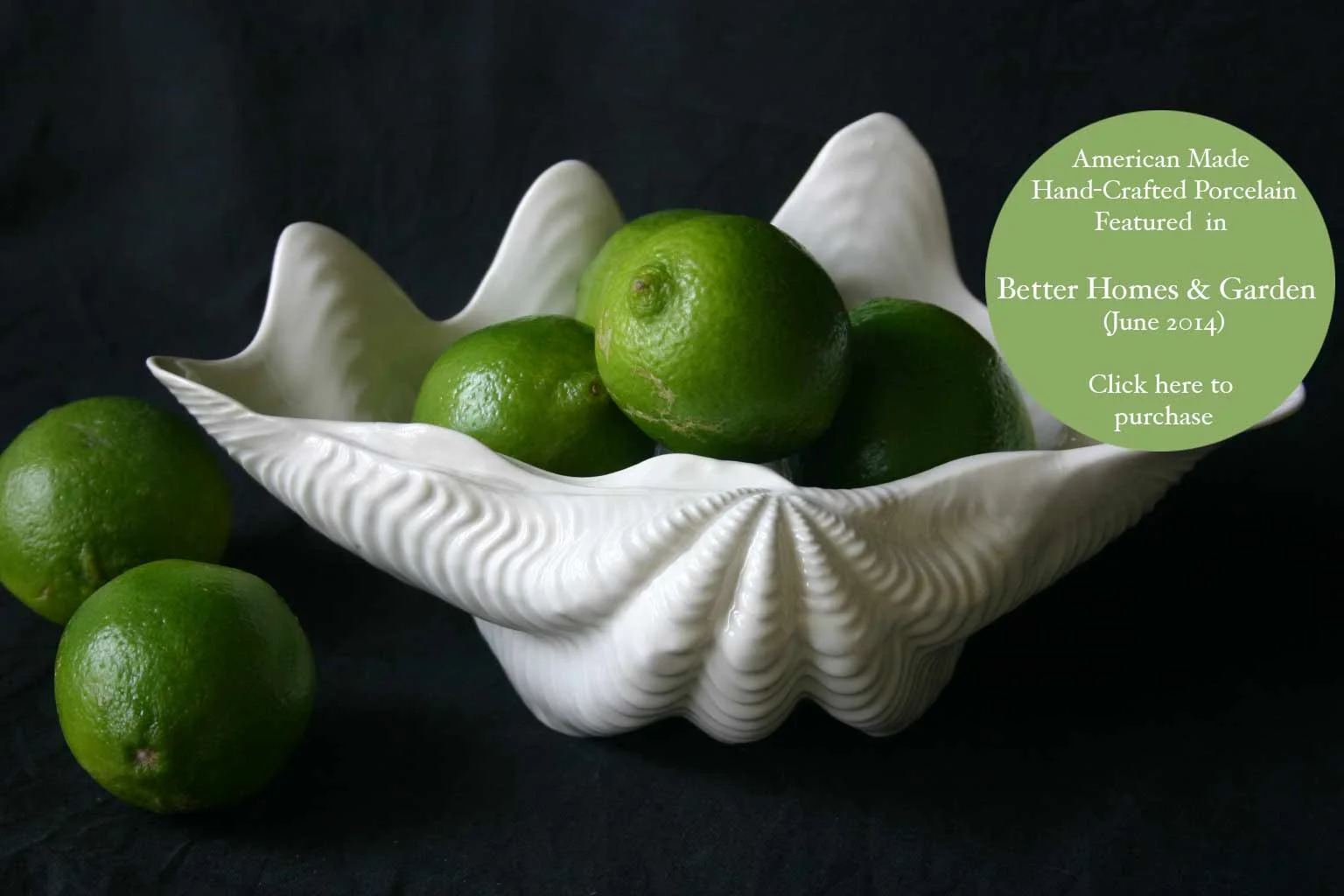 Clam Shell Bowl - Soup, Salad or Chowder