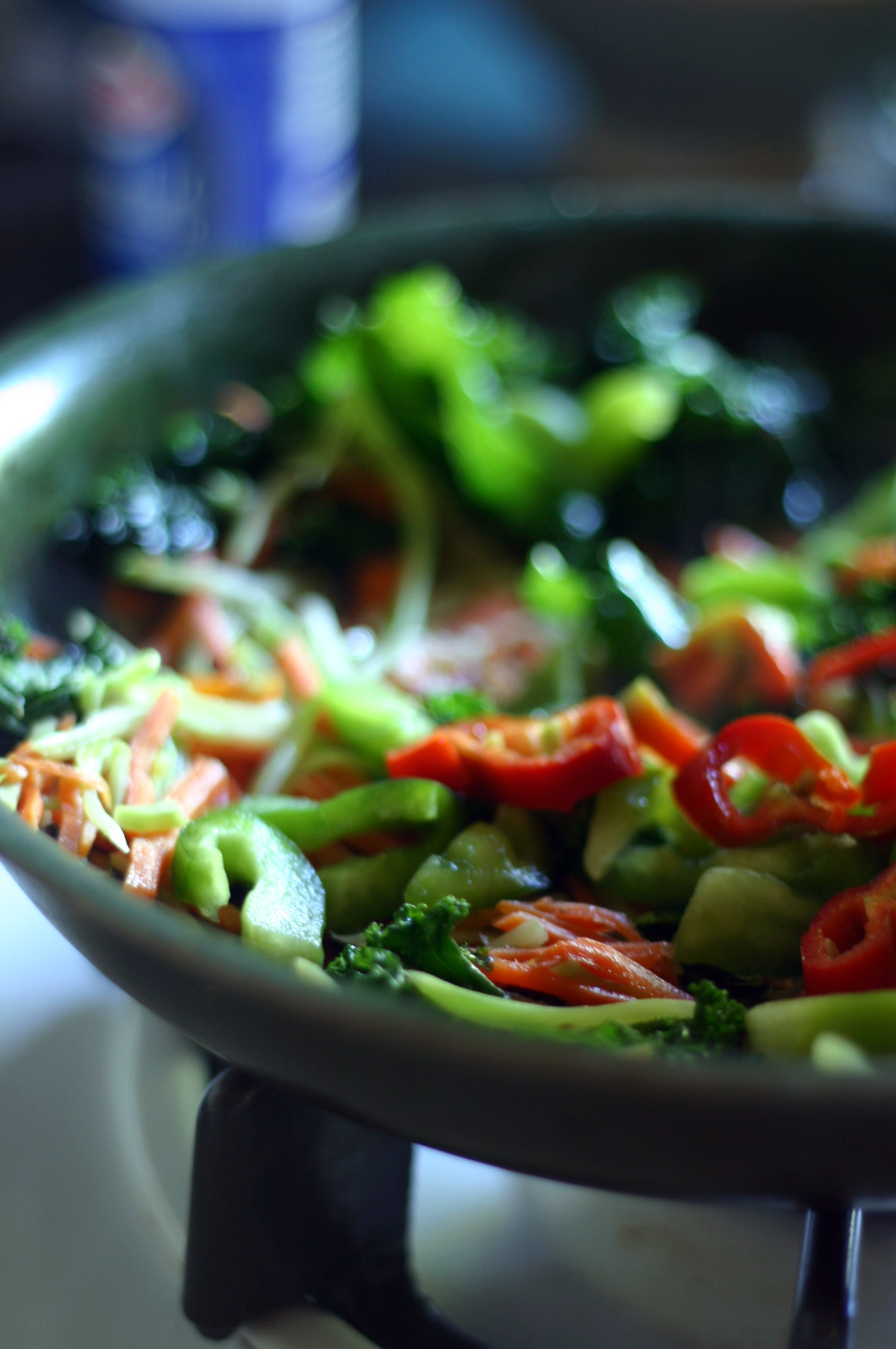 Simmer, quickly, serve.
