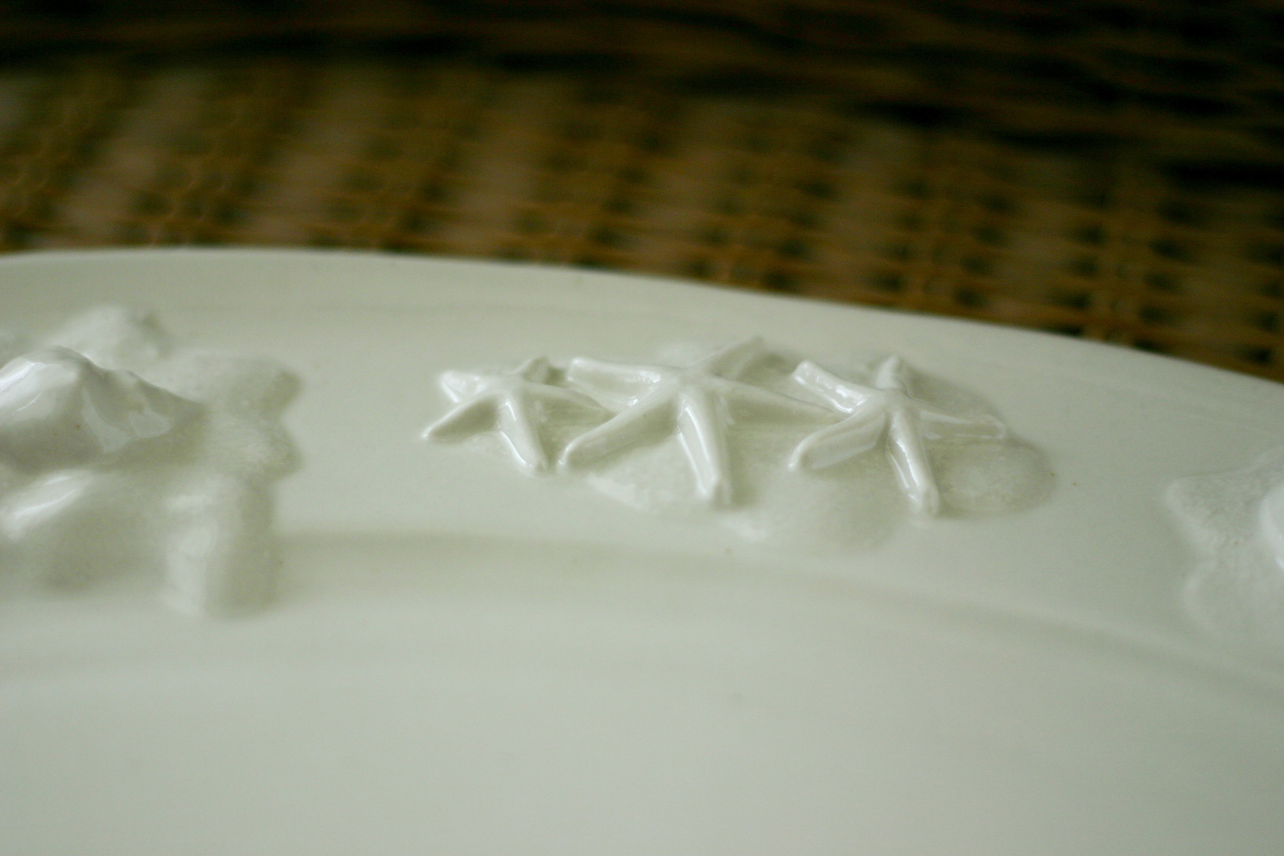 Seahorse & Starfish Platter closeup