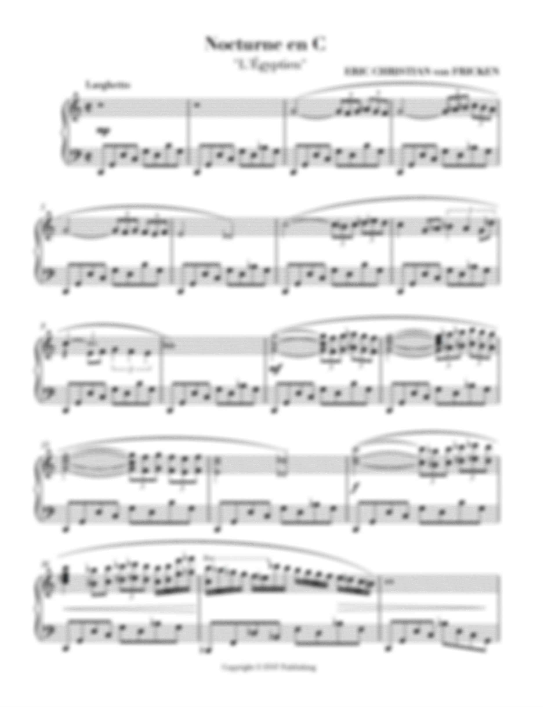 Nocturne in C "L'Égyptien"