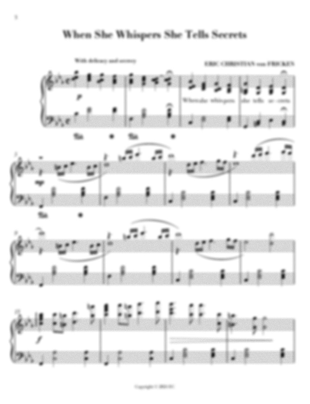 When She Whispers She Tells Secrets